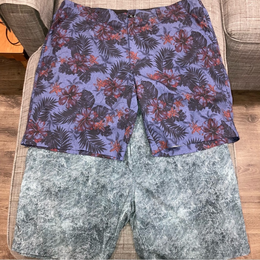 Men’s Arizona Jean Co Hybrid Shorts Swim Shorts Size 38 Blue Green